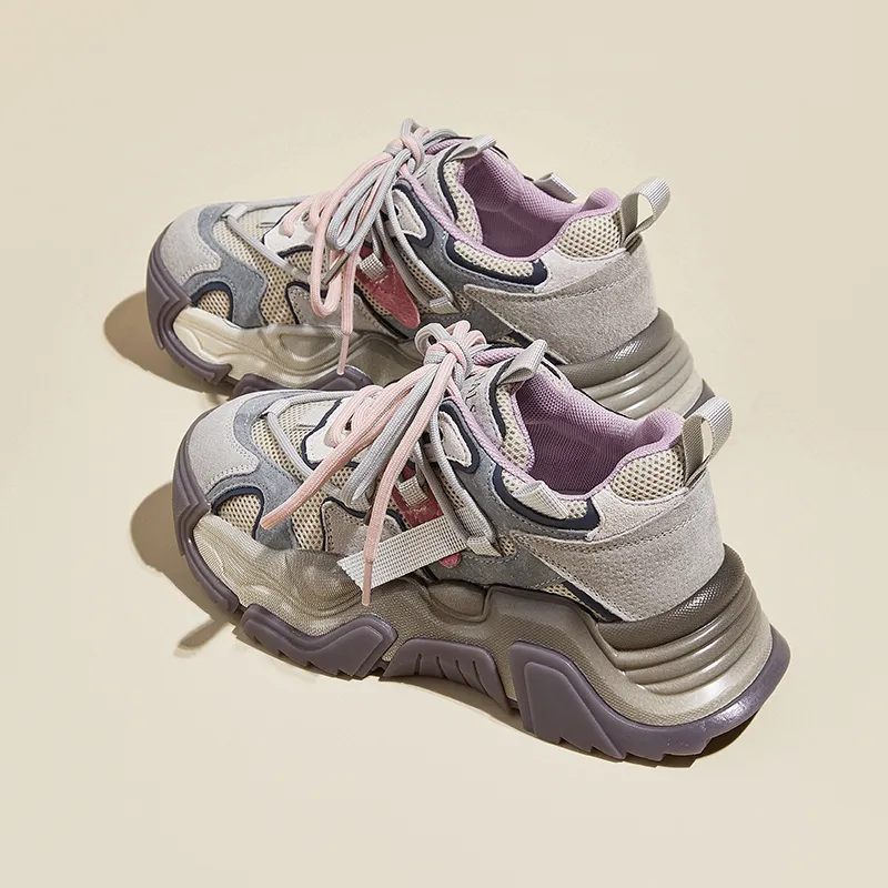 A Poinsettia Princess Low Top Chunky Sneakers Women's-2