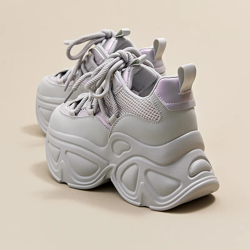 A Poinsettia Princess Low Top Chunky Sneakers Women's-2