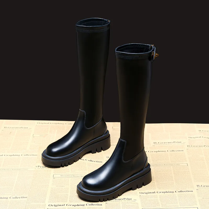 A Poinsettia Princess Knee high Boots Women's-6