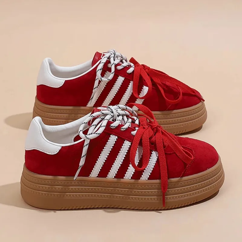 A Poinsettia Princess Skateboard Shoes Women's-1