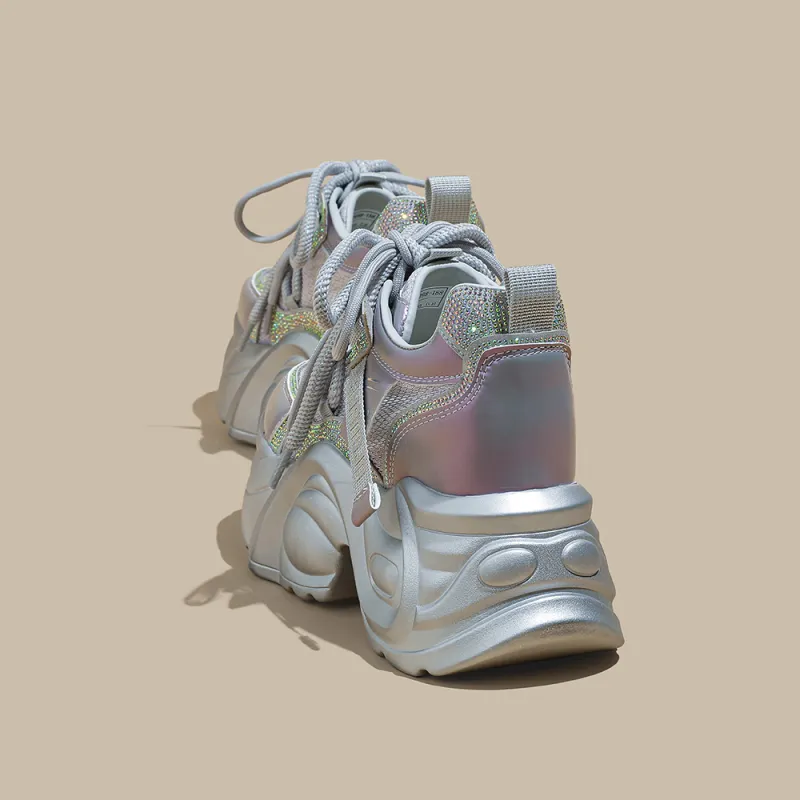 A Poinsettia Princess Chunky Sneakers Women's-8