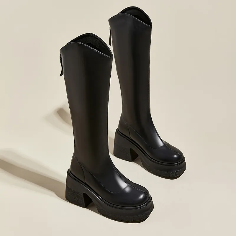 A Poinsettia Princess Knee high Boots Women's-2