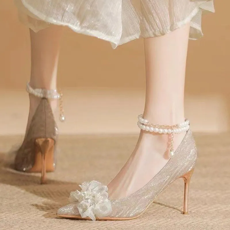 A Poinsettia Princess High Heels Women's-11