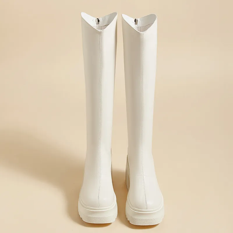 A Poinsettia Princess Knee high Boots Women's-11