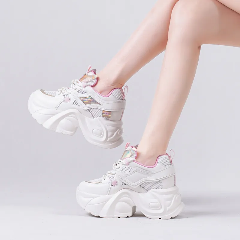 A Poinsettia Princess Chunky Sneakers Women's-9