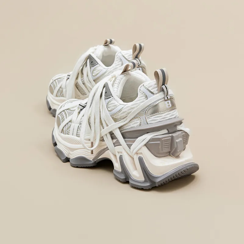 A Poinsettia Princess Low Top Chunky Sneakers Women's-7