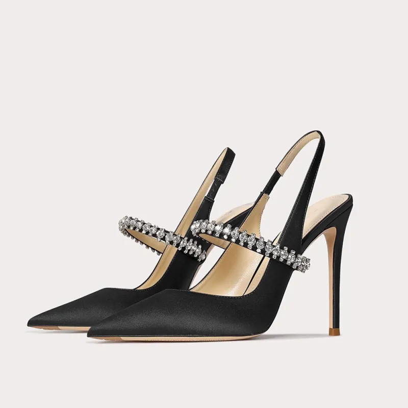 A Poinsettia Princess Slim Heel High Heels Women's-5