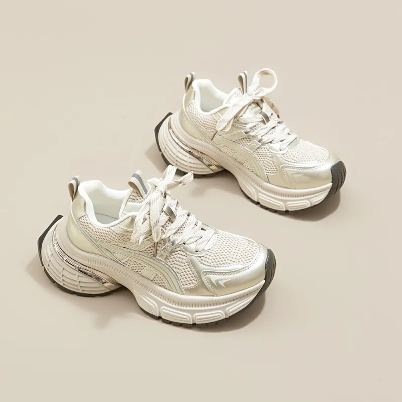 A Poinsettia Princess Low Top Chunky Sneakers Women's-8