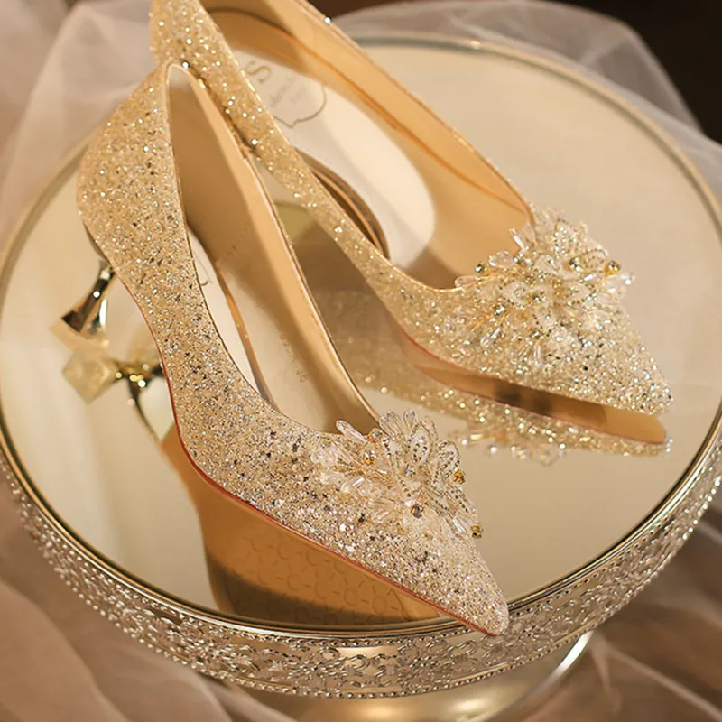 A Poinsettia Princess High Heels Women's-9