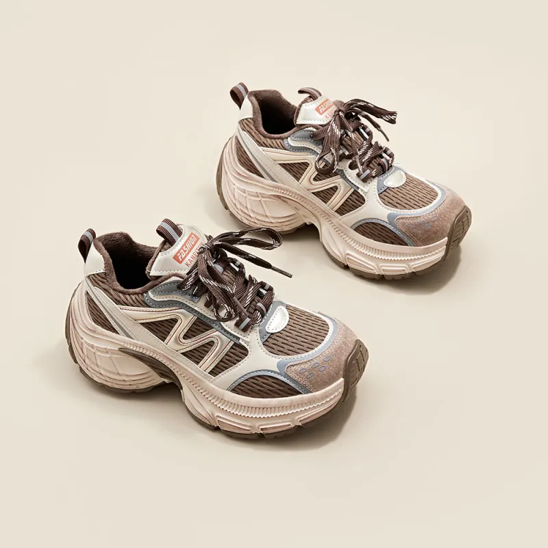 A Poinsettia Princess Low Top Chunky Sneakers Women's-8