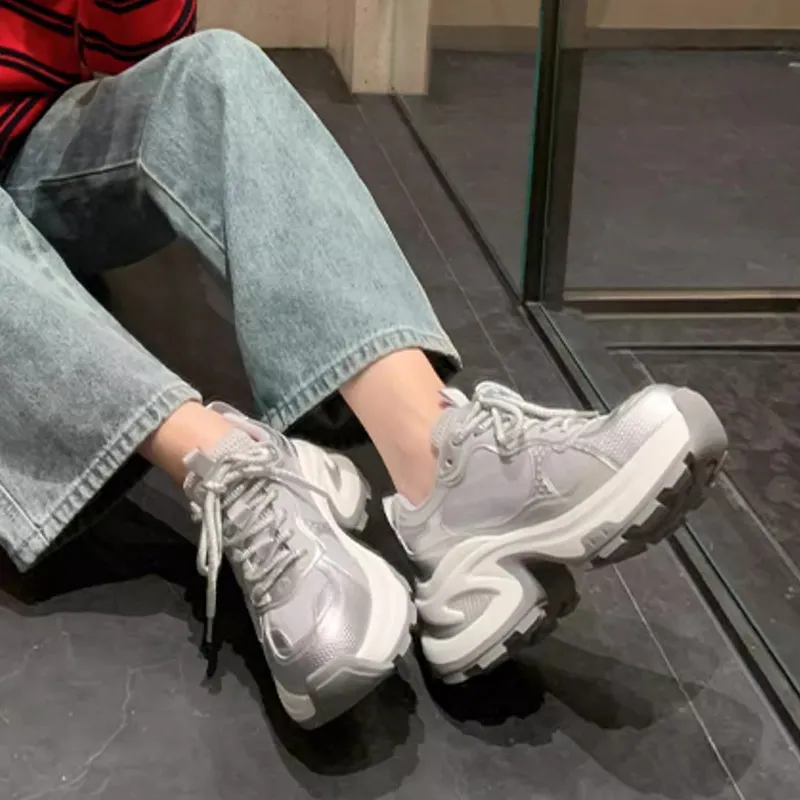 A Poinsettia Princess Chunky Sneakers Women's-10