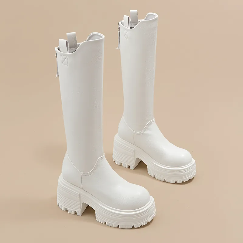 A Poinsettia Princess Knee high Boots Women's-2