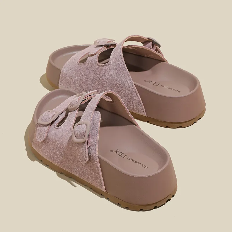 A Poinsettia Princess Slide Slippers Women's-14