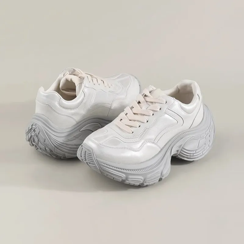 A Poinsettia Princess Chunky Sneakers Women's Pearlescent Color-4