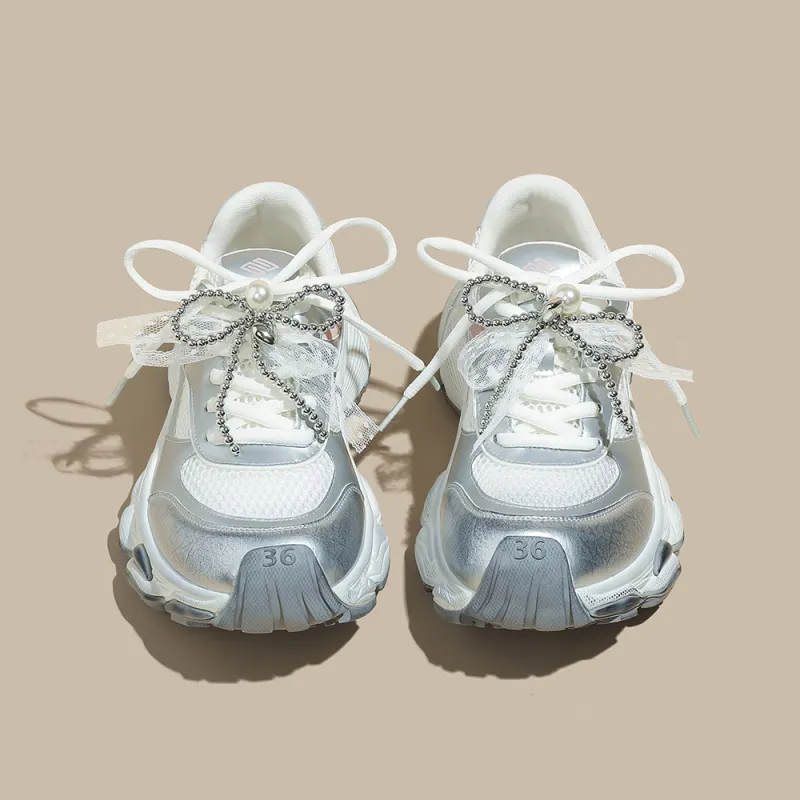 A Poinsettia Princess Cushioning, Wear Resistant Chunky Sneakers Women's-6
