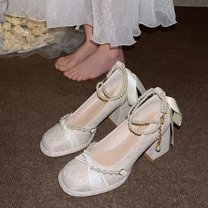 A Poinsettia Princess High Heels Women's-12
