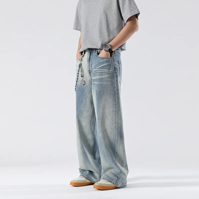 ZENGZHI Jeans Men Blue-2