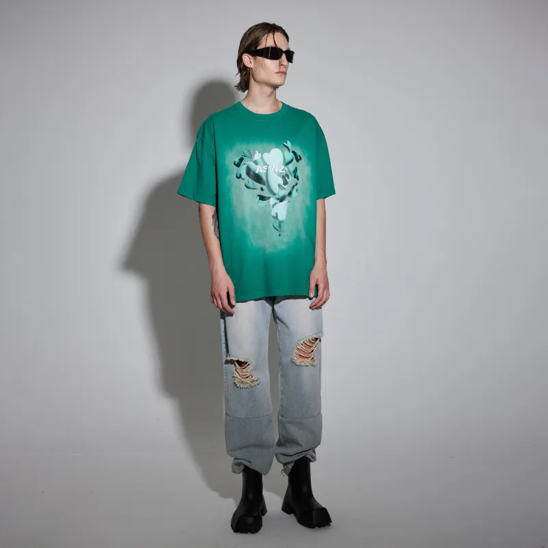 ASWZ T Shirts Unisex Green-7