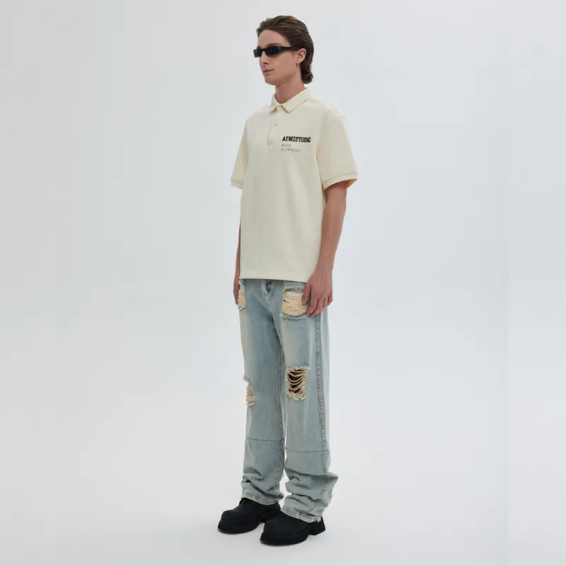 ASWZ Jeans Unisex Light Blue-5