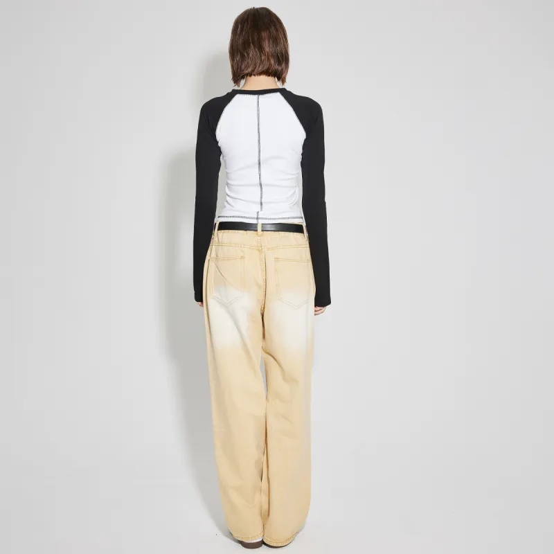 ASWZ Jeans Unisex Yellow-3