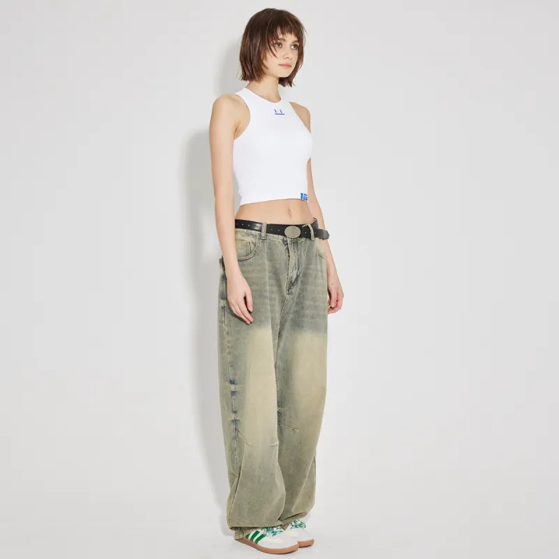 ASWZ Jeans Unisex Yellow Mud-5