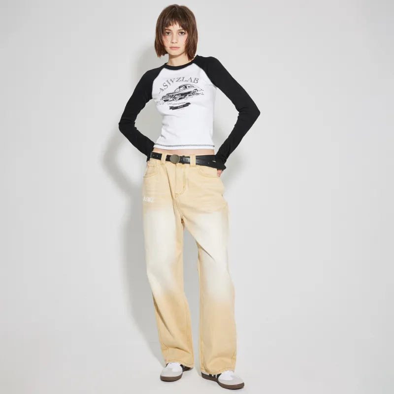 ASWZ Jeans Unisex Yellow-4