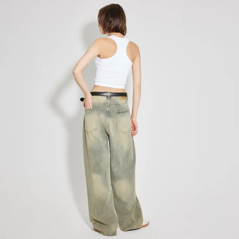 ASWZ Jeans Unisex Yellow Mud-6