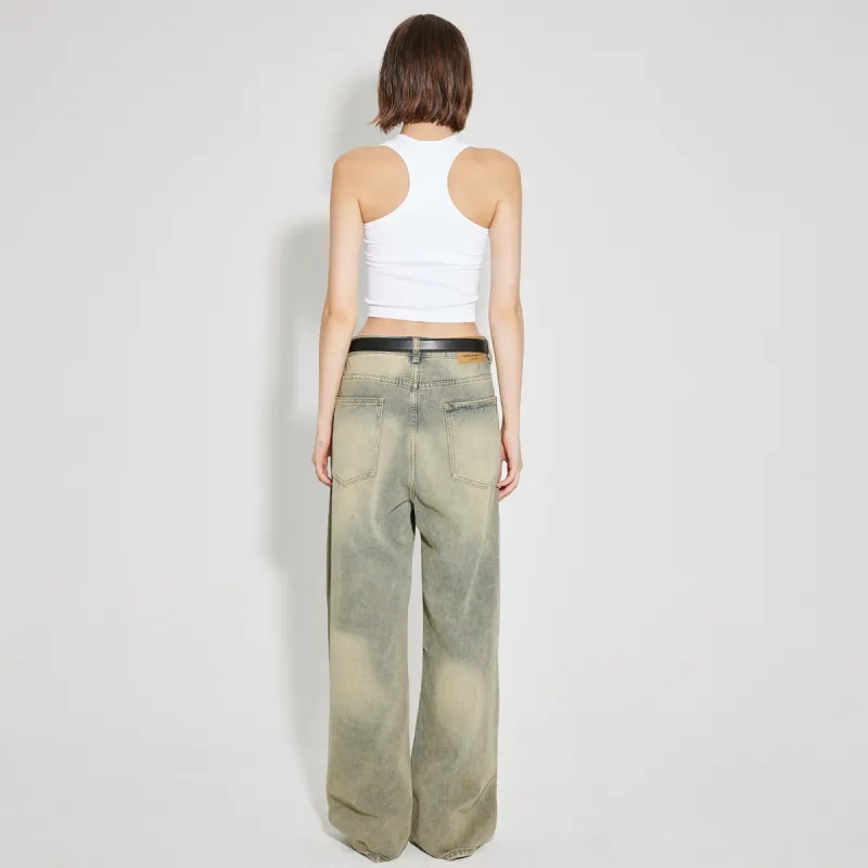 ASWZ Jeans Unisex Yellow Mud-7