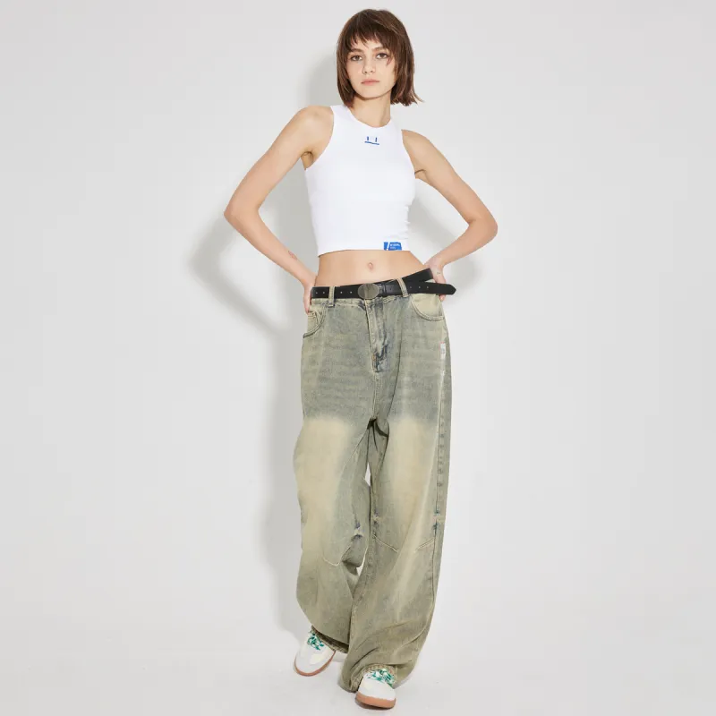 ASWZ Jeans Unisex Yellow Mud-3