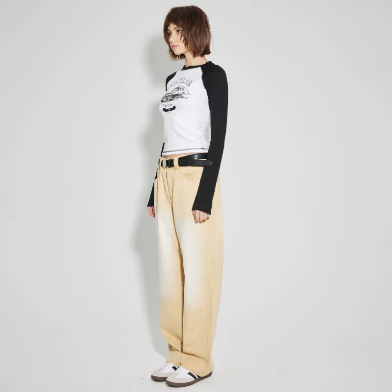 ASWZ Jeans Unisex Yellow-5