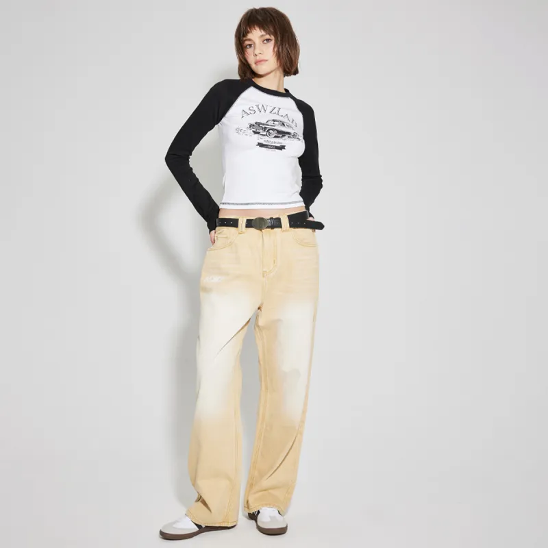 ASWZ Jeans Unisex Yellow-8