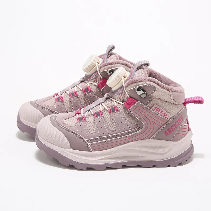 ABC KIDS Slip Resistant Anti Kick Wear Resistant Warm Kids' Running Shoes Pink/Rose Red Kids'-3