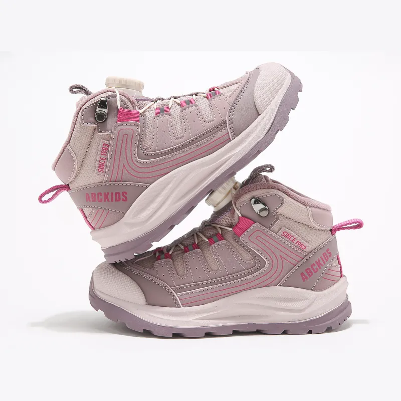 ABC KIDS Slip Resistant Anti Kick Wear Resistant Warm Kids' Running Shoes Pink/Rose Red Kids'-2