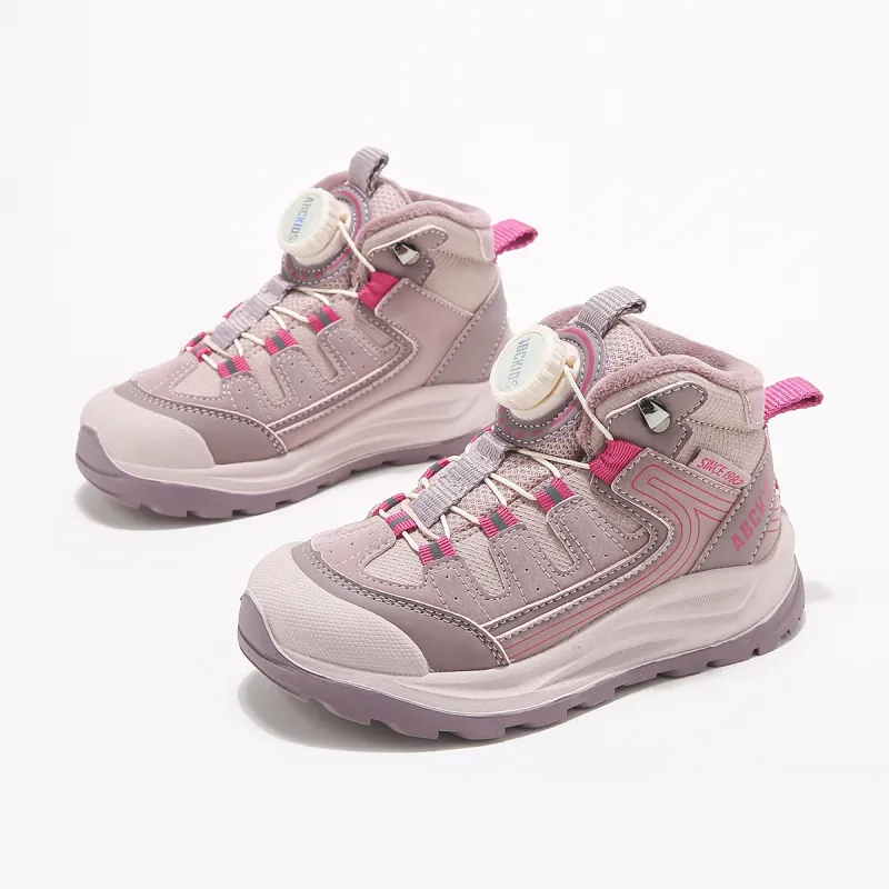 ABC KIDS Slip Resistant Anti Kick Wear Resistant Warm Kids' Running Shoes Pink/Rose Red Kids'-1