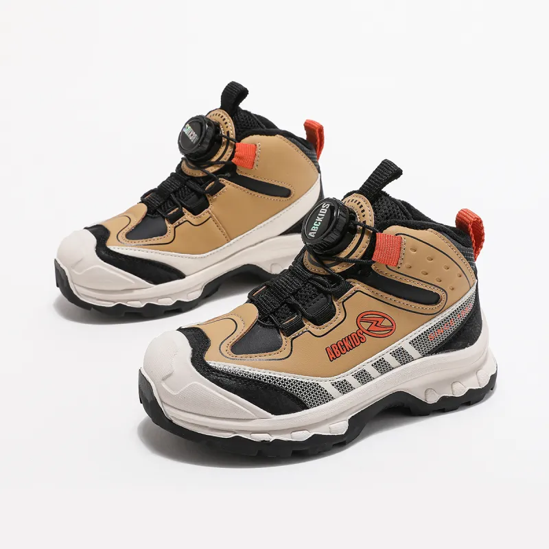 ABC KIDS Slip Resistant Anti Kick Wear Resistant Warm Kids Lifestyle Shoes Black Beige Yellow Kids'-1