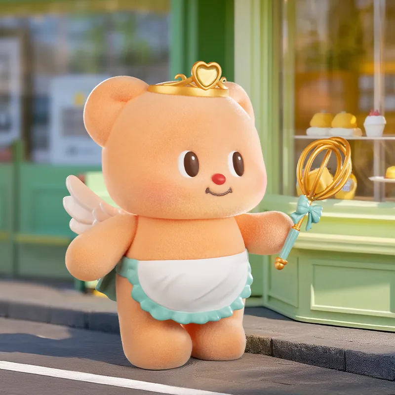 M&G SHOP Butter Bear Large Scale Figurine Cute Desktop Ornament Creative Chibi Figures 25cm-7