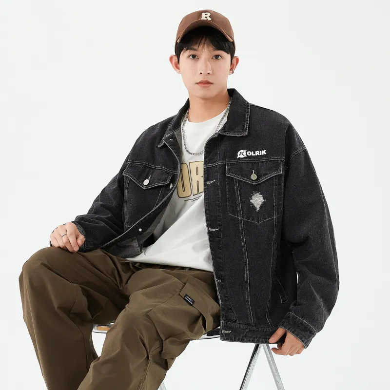 OLRIK Denim Jackets Unisex-4