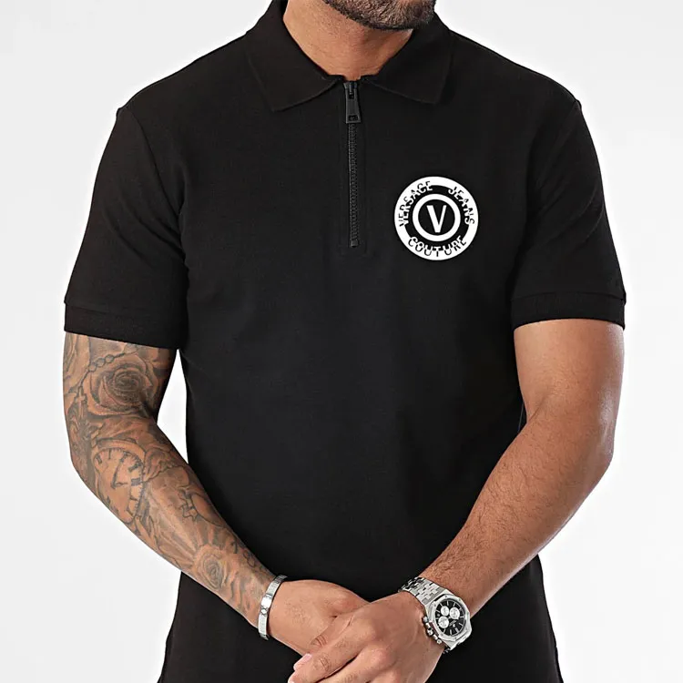 VERSACE JEANS COUTURE V Emblem Polo Shirt-3