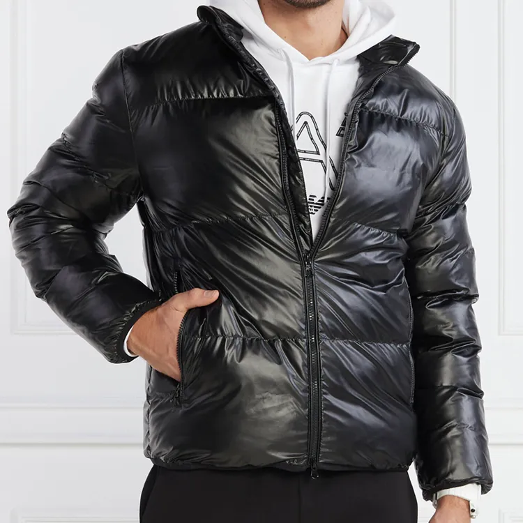 EMPORIO ARMANI FW23 Puffer Jacket Men's Black-4