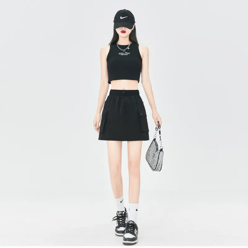 MEXICAN Cargo Short Skirts Women's-4
