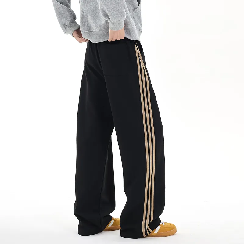MEXICAN Casual Pants Unisex Coffee-3