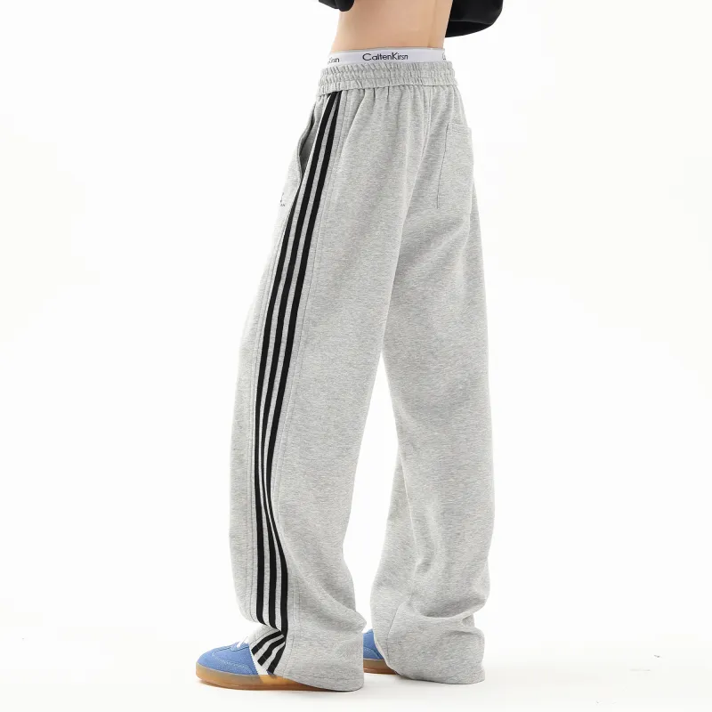 MEXICAN Casual Pants Unisex Coffee-9