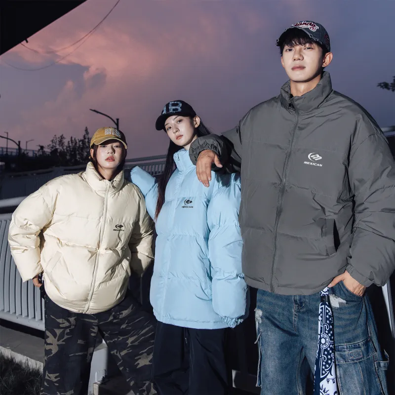MEXICAN Puffer Jackets Unisex-20