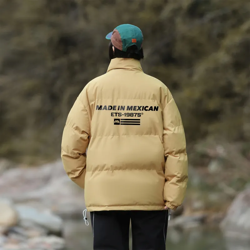 MEXICAN Puffer Jackets Unisex-21
