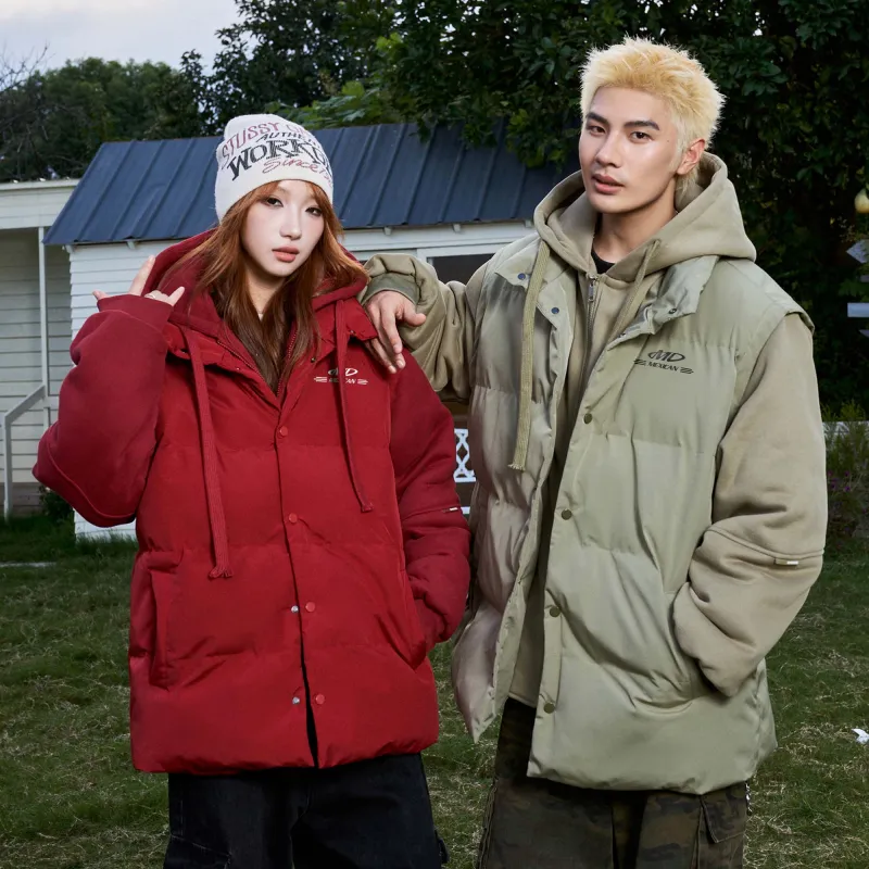 MEXICAN Puffer Jackets Unisex-15
