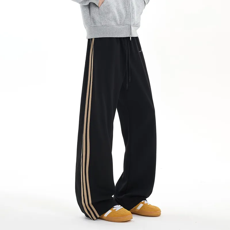 MEXICAN Casual Pants Unisex Coffee-2