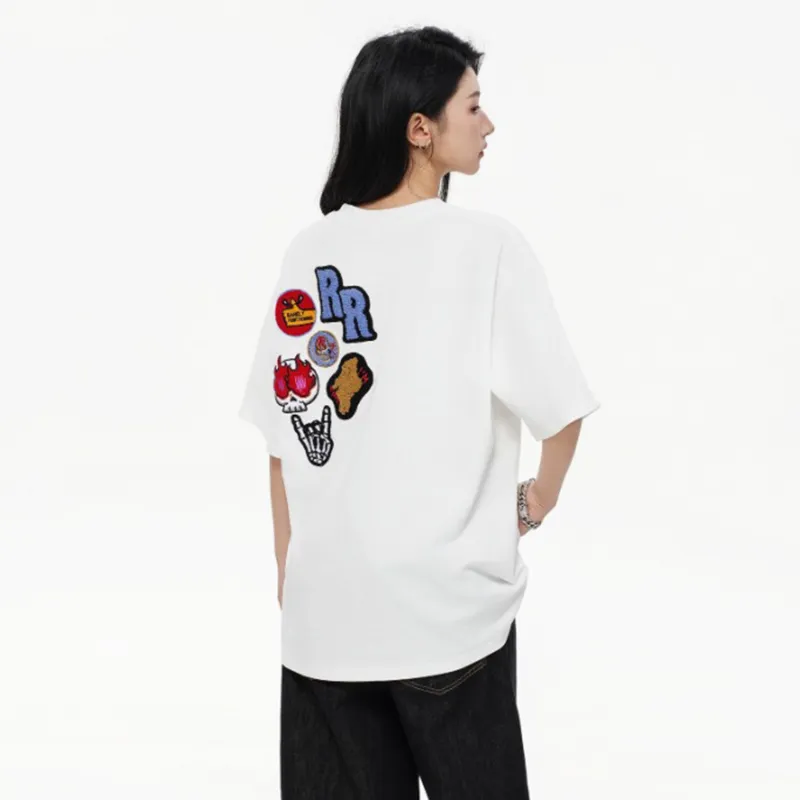 PAINT STAIN Classic Minimalist Style T Shirt Unisex-8