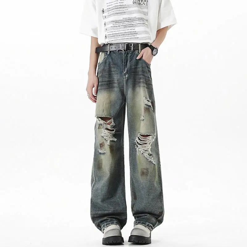 FALIAMS Jeans Unisex Washed Color-3