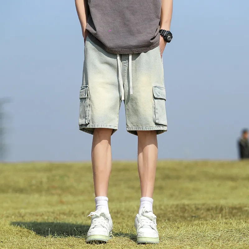 FALIAMS Denim Shorts Unisex-19