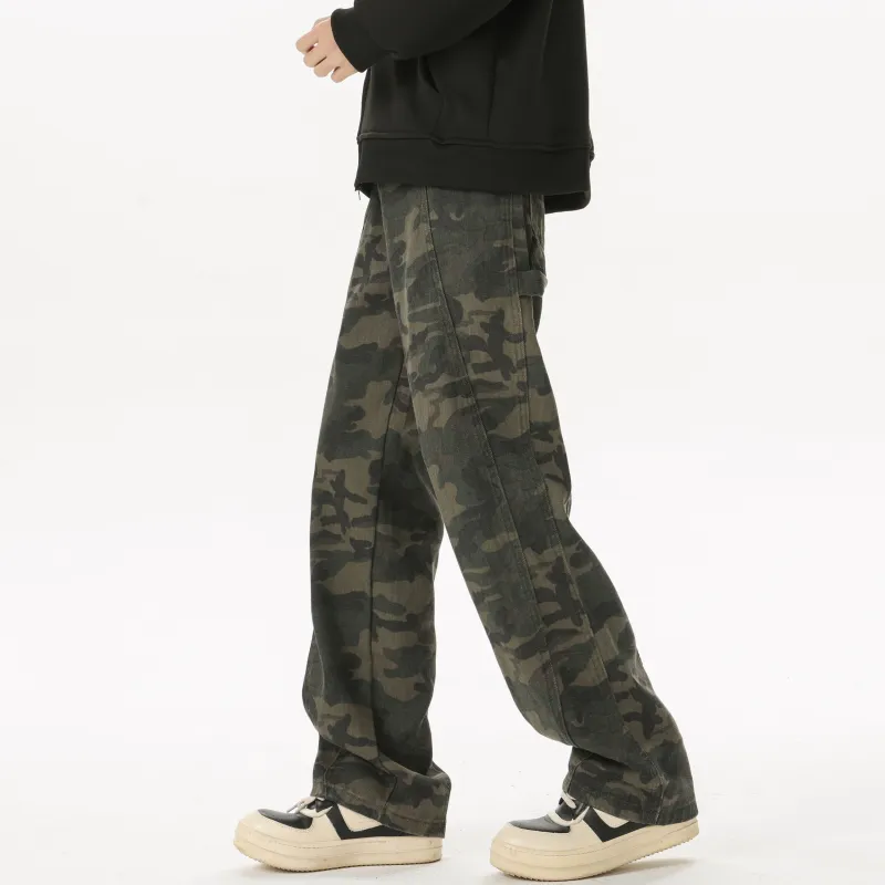 TESTUNG Jeans Unisex Classic Camouflage Tone-1